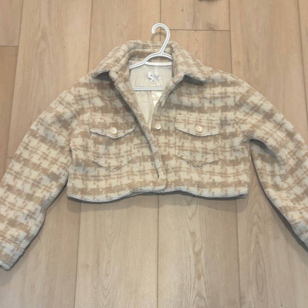 Plaid Cropped Jacket